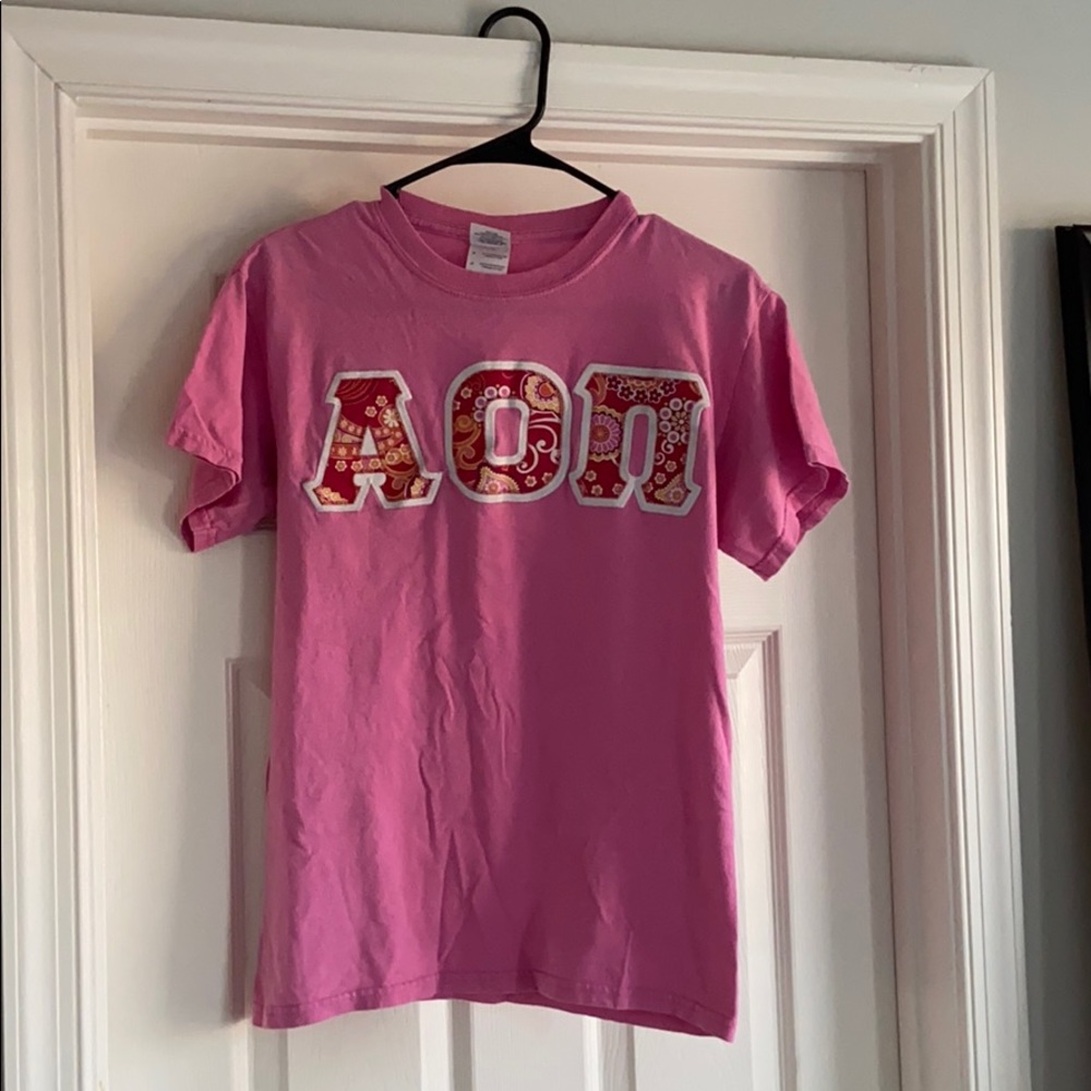 Alpha Omicron Pi Letters Shirt